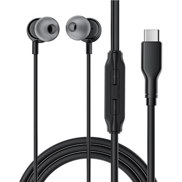 Handsfree USB-C Acefast L8, Negru