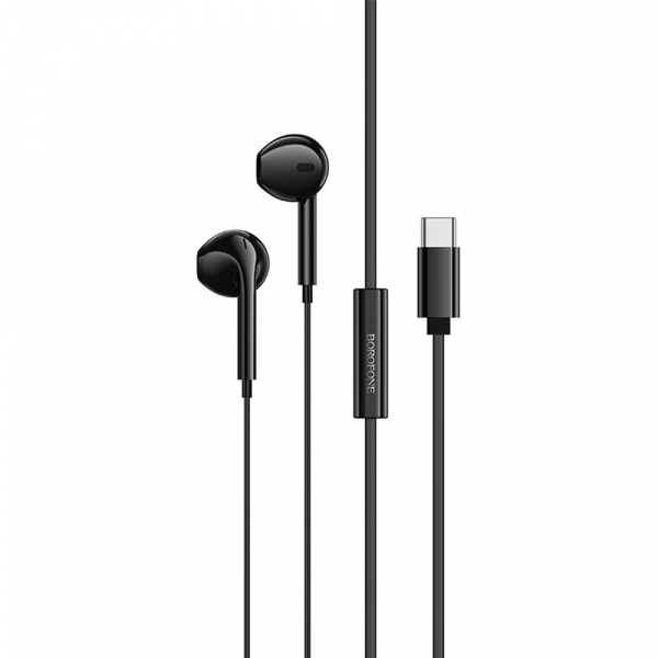 Handsfree USB-C Borofone BM99 Star, Negru