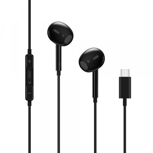 Handsfree USB-C Tech-Protect Ultraboost Core G2, Negru