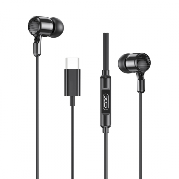 Handsfree USB-C XO Design EP81, Negru