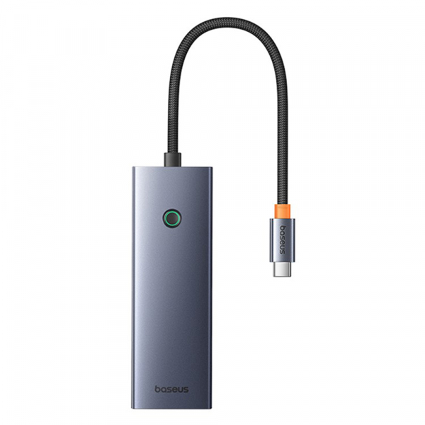 Hub USB-C Baseus UltraJoy, 4 x USB-A 3.0 - 1 x USB-C - 1 x HDMI - 1 x VGA, Gri B00052803811-01