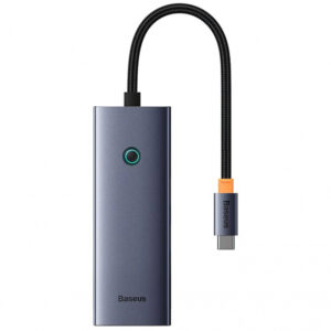Hub USB-C Baseus UltraJoy, 4 x USB-A 3.0, Gri B0005280A813-03