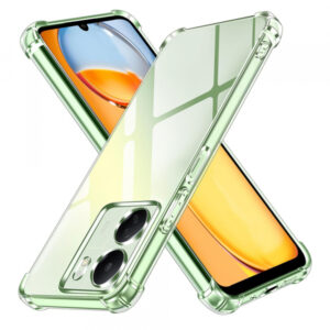 Husa cu Protectie Camera pentru Xiaomi Poco C65 / Redmi 13C, Techsuit, Shockproof Clear, Transparenta