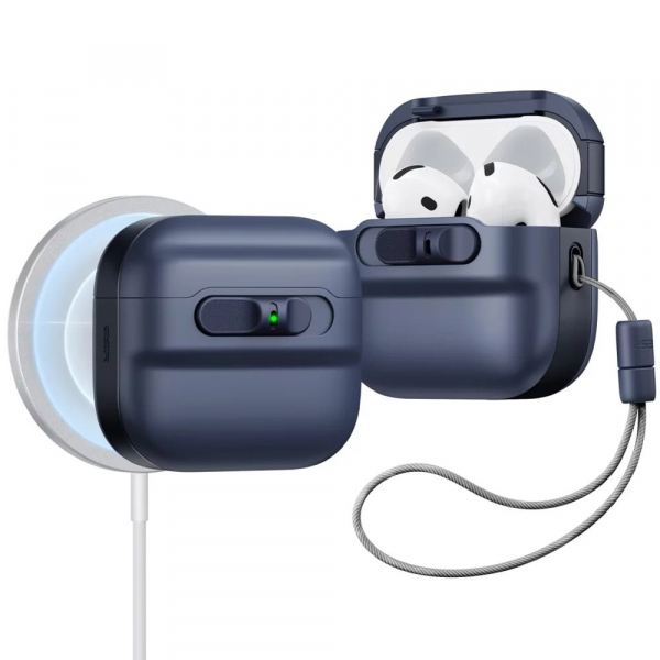Husa ESR Pulse pentru Apple AirPods 4, Albastra