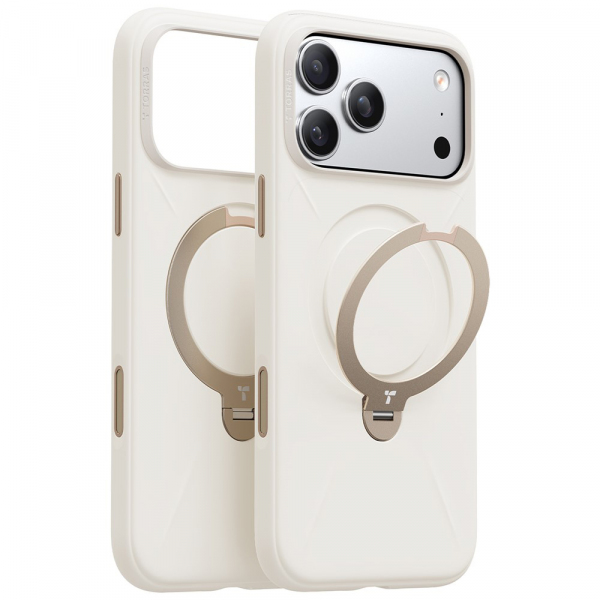Husa MagSafe pentru Apple iPhone 18 Pro / 17 Pro, Torras, QPRO Silicone, Alba