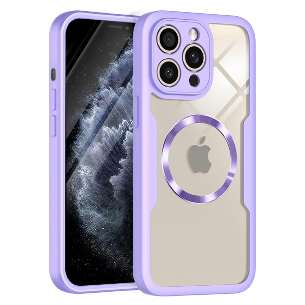Husa MagSafe pentru Apple iPhone 11 Pro, Techsuit, ColorVerse 360, Mov