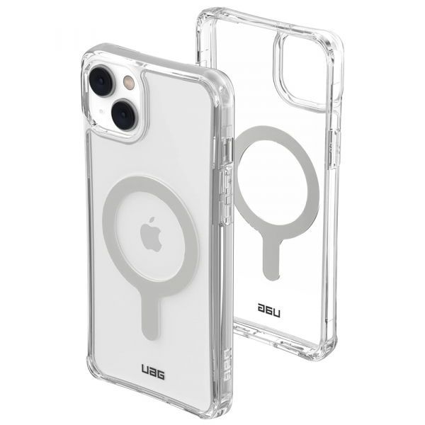 Husa MagSafe pentru Apple iPhone 14 Plus, Urban Armor Gear, Plyo, Transparenta