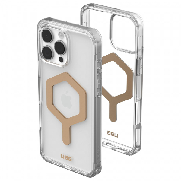 Husa MagSafe pentru Apple iPhone 16 Pro Max, Urban Armor Gear, Plyo, Aurie