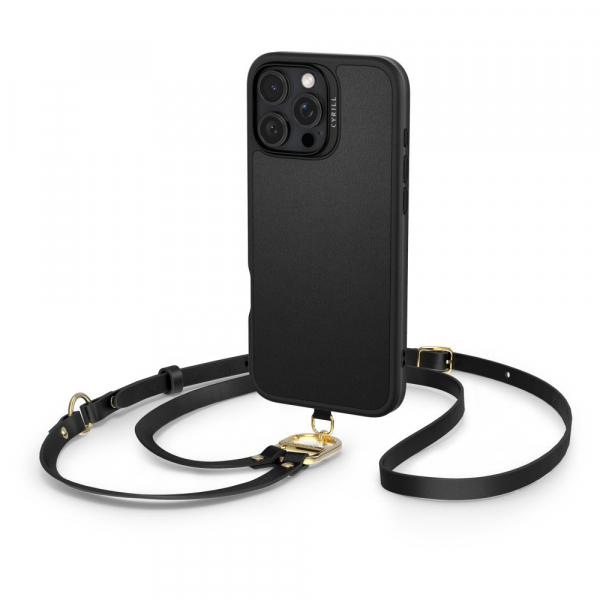 Husa MagSafe pentru Apple iPhone 16 Pro, Spigen, Cyrill Kajuk Classic Charm, Neagra ACS08409