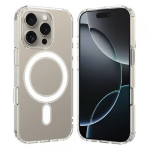 Husa MagSafe pentru Apple iPhone 16 Pro, Techsuit, Pro, Transparenta