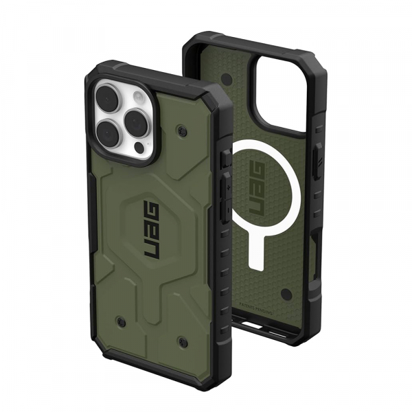 Husa MagSafe pentru Apple iPhone 16 Pro, Urban Armor Gear, Pathfinder, Verde