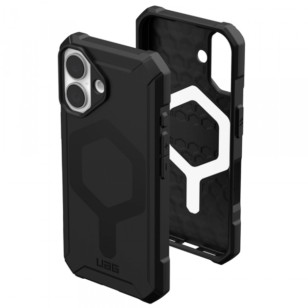 Husa MagSafe pentru Apple iPhone 16, Urban Armor Gear, Essential Armor, Neagra