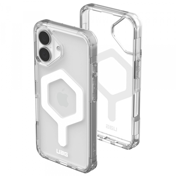 Husa MagSafe pentru Apple iPhone 16, Urban Armor Gear, Plyo, Alba
