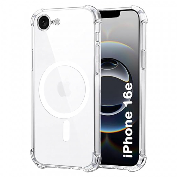Husa MagSafe pentru Apple iPhone 17e / 16e, Techsuit, Shockproof, Transparenta