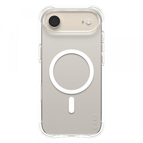 Husa MagSafe pentru Apple iPhone 17 Air, PanzerGlass, Care Fashionable, Transparenta Alba