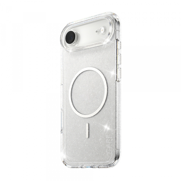 Husa MagSafe pentru Apple iPhone 17 Air, PanzerGlass, Care Urban Explorer Star Lit, Transparenta Alba