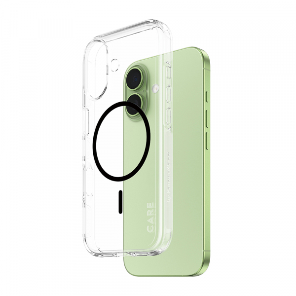 Husa MagSafe pentru Apple iPhone 17, PanzerGlass, Care Urban Explorer, Transparenta Neagra