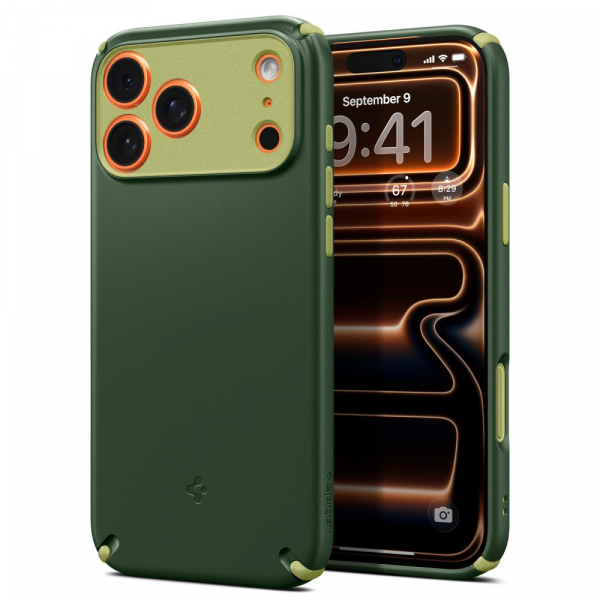 Husa MagSafe pentru Apple iPhone 18 Pro Max / 17 Pro Max, Spigen, Caseology Nano Pop Hybrid, Verde ACS11148