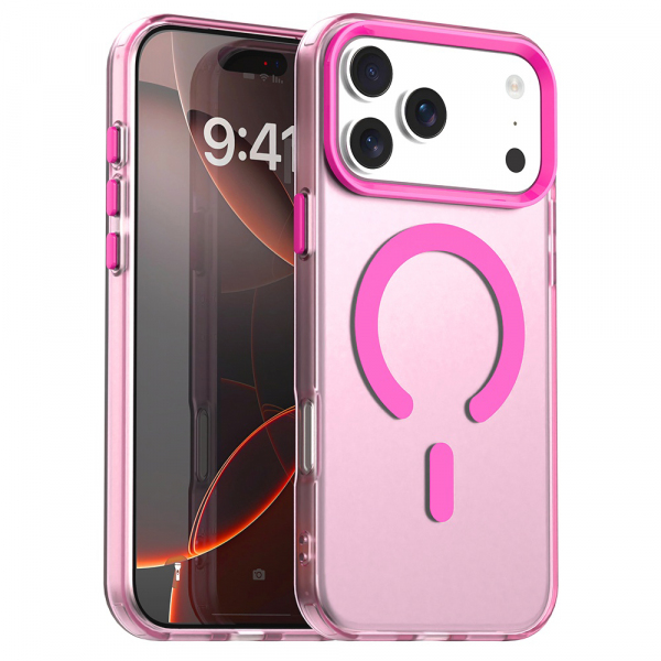 Pheon Roz Husa MagSafe pentru Apple iPhone 17 Pro Max, Techsuit, CandyCase, Roz ...