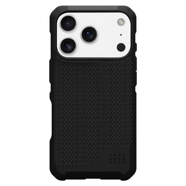 Husa MagSafe pentru Apple iPhone 18 Pro Max / 17 Pro Max, Urban Armor Gear, Metropolis LT Kevlar, Neagra