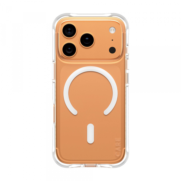Husa MagSafe pentru Apple iPhone 18 Pro / 17 Pro, PanzerGlass, Care Fashionable, Transparenta Alba