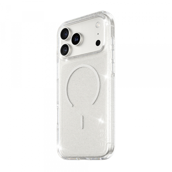 Husa MagSafe pentru Apple iPhone 18 Pro / 17 Pro, PanzerGlass, Care Urban Explorer Star Lit, Transparenta Alba