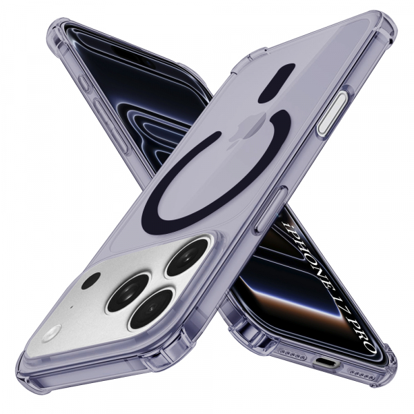 Husa MagSafe pentru Apple iPhone 18 Pro / 17 Pro, Techsuit, Shockproof, Fumurie
