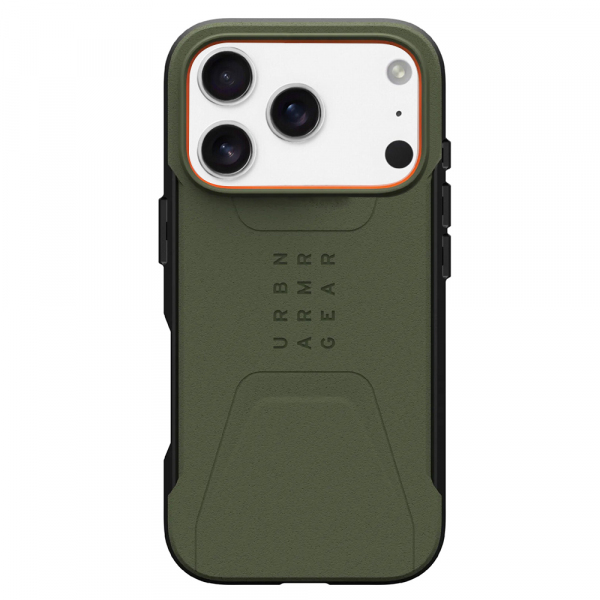 Husa MagSafe pentru Apple iPhone 18 Pro / 17 Pro, Urban Armor Gear, Civilian, Verde