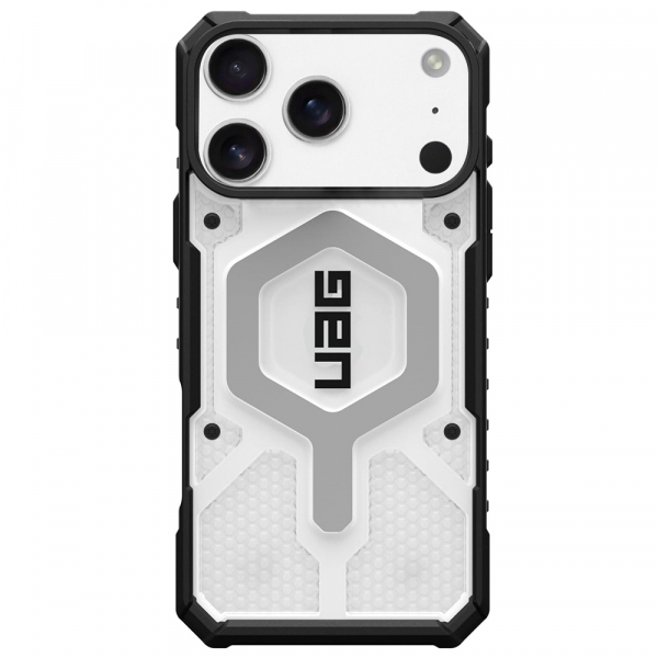 Husa MagSafe pentru Apple iPhone 18 Pro / 17 Pro, Urban Armor Gear, Pathfinder Clear, Transparenta