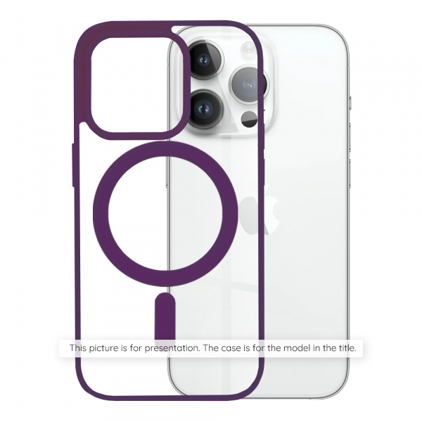 Husa MagSafe pentru Apple iPhone 17, Techsuit, Pro, Mov