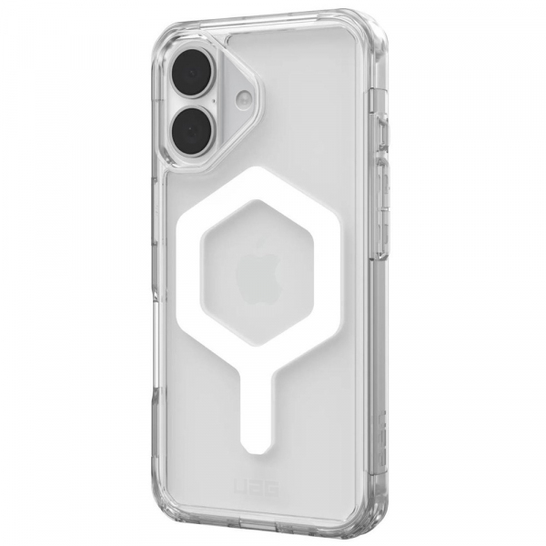 Husa MagSafe pentru Apple iPhone 17, Urban Armor Gear, Plyo, Alba