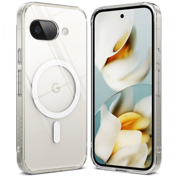 Husa MagSafe pentru Google Pixel 9a, Ringke, Fusion, Transparenta