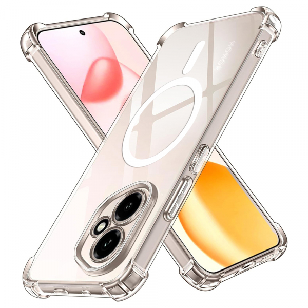 Husa MagSafe pentru Honor 400, Techsuit, Shockproof, Transparenta