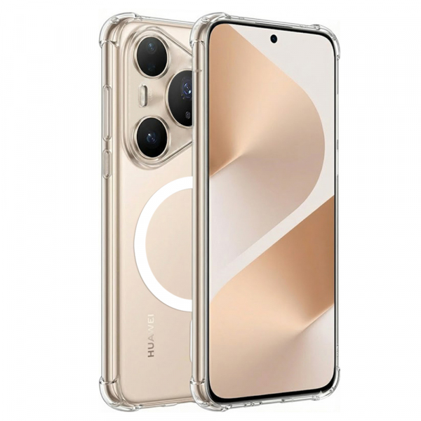 Husa MagSafe pentru Huawei Pura 80 Pro, Techsuit, Shockproof, Transparenta