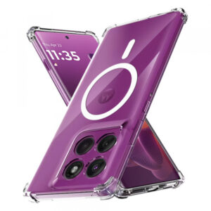 Husa MagSafe pentru Motorola Edge 60 Pro, Techsuit, Shockproof, Transparenta