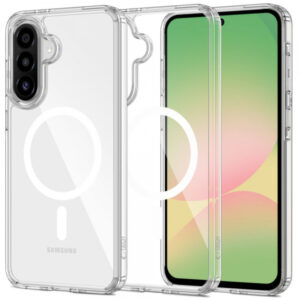 Husa MagSafe pentru Samsung Galaxy A56 A566, Tech-Protect, Flexair Hybrid, Transparenta