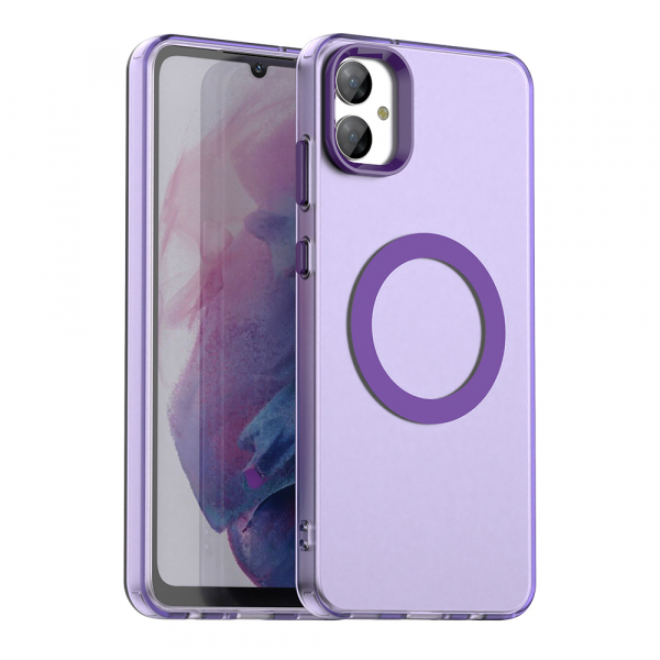 Husa MagSafe pentru Samsung Galaxy A05 A055, Techsuit, CandyCase, Mov