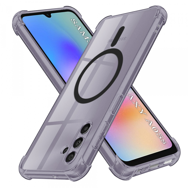 Husa MagSafe pentru Samsung Galaxy A05s A057, Techsuit, Shockproof Clear, Fumurie