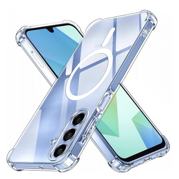 Husa MagSafe pentru Samsung Galaxy A16 5G A166 / A16 4G A165, Techsuit, Shockproof, Transparenta