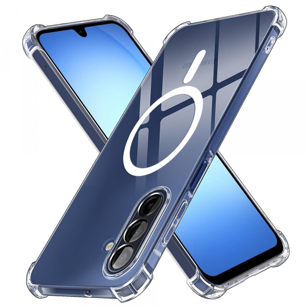 Husa MagSafe pentru Samsung Galaxy A18 5G A186 / A18 4G A185 / F17 / M17 / A17 4G A175, Techsuit, Shockproof, Transparenta