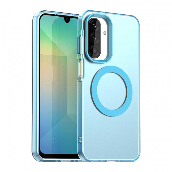 Husa MagSafe pentru Samsung Galaxy A26 A266, Techsuit, CandyCase, Albastra