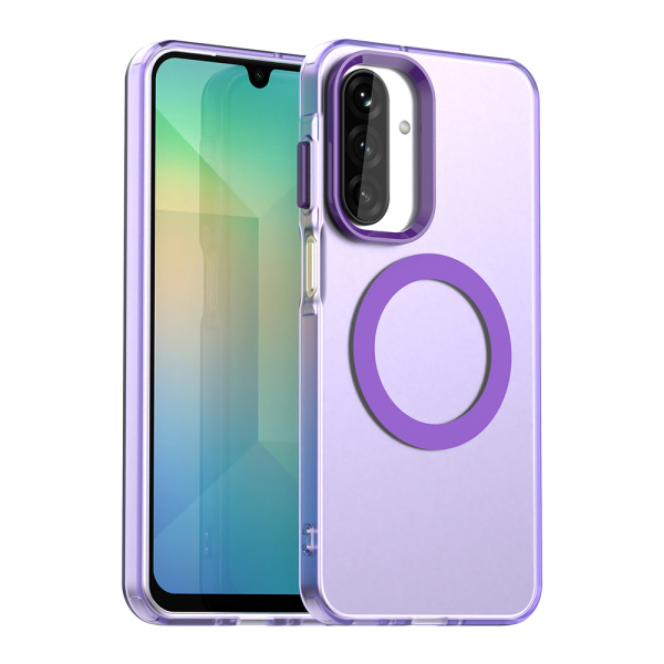Husa MagSafe pentru Samsung Galaxy A26 A266, Techsuit, CandyCase, Mov