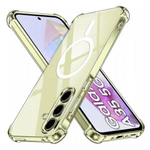Husa MagSafe pentru Samsung Galaxy A35 5G A356, Techsuit, Shockproof, Transparenta