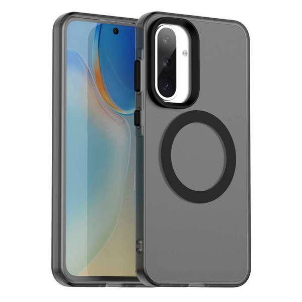Husa MagSafe pentru Samsung Galaxy A36 A366, Techsuit, CandyCase, Neagra