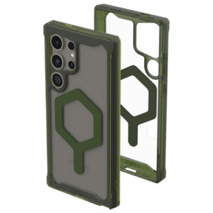 Husa MagSafe pentru Samsung Galaxy S24 Ultra S928, Urban Armor Gear, Plyo, Verde