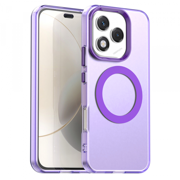 Husa MagSafe pentru Samsung Galaxy S25 FE, Techsuit, CandyCase, Mov
