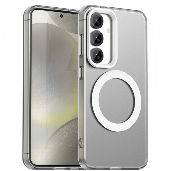 Husa MagSafe pentru Samsung Galaxy S25+ S936 / S24+ S926, Techsuit, CandyCase, Alba