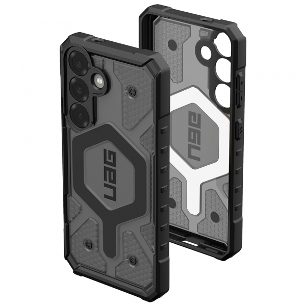 Husa MagSafe pentru Samsung Galaxy S25 S931, Urban Armor Gear, Pathfinder Clear, Gri