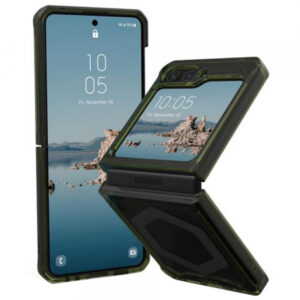 Husa MagSafe pentru Samsung Galaxy Z Flip5 F731, Urban Armor Gear, Plyo Pro, Verde Gri