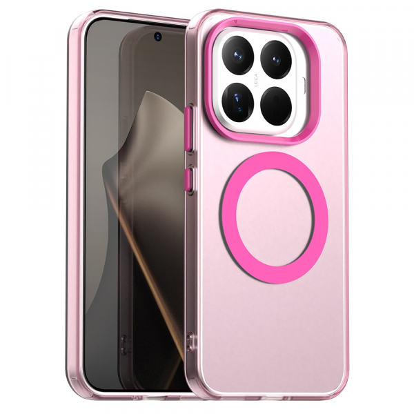 Husa MagSafe pentru Xiaomi 15T Pro, Techsuit, CandyCase, Roz